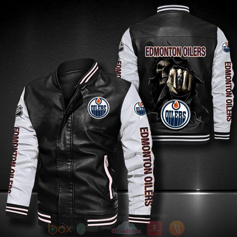 NHL_Edmonton_Oilers_Death_Skulls_Bomber_Leather_Jacket