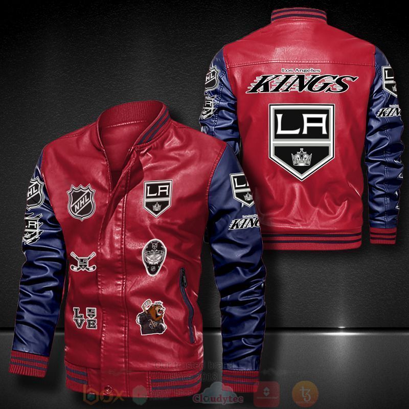 HOT NHL Los Angeles Kings 2D Bomber Leather Jacket - Express your ...