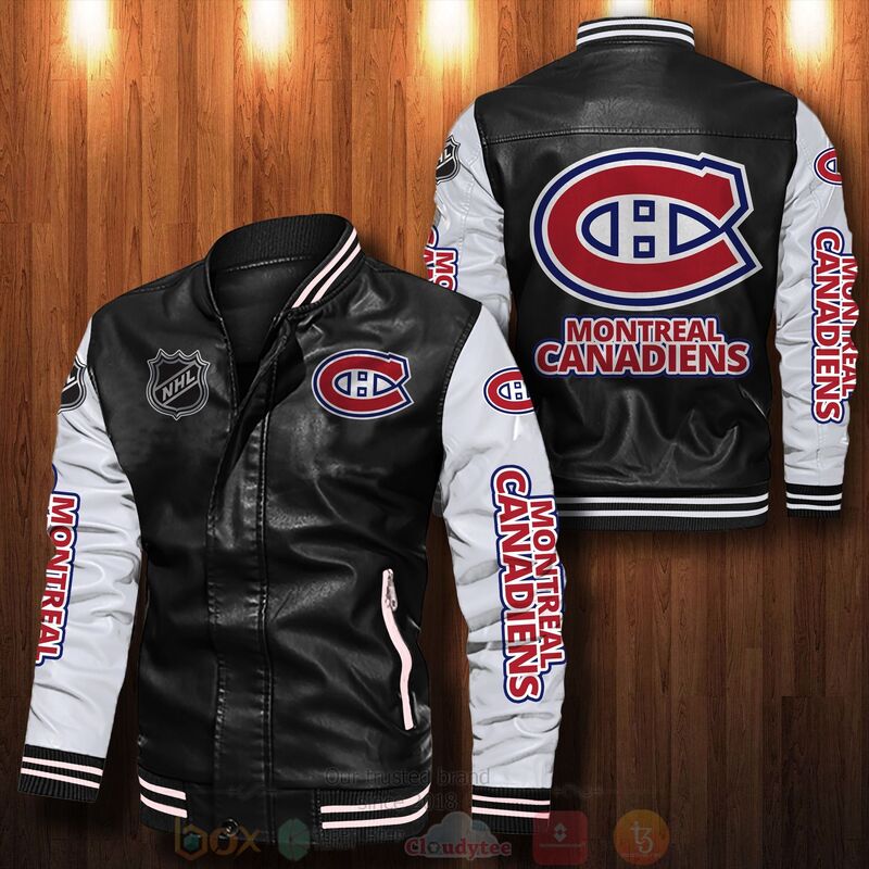 NHL_Montreal_Canadiens_Bomber_Leather_Jacket_1
