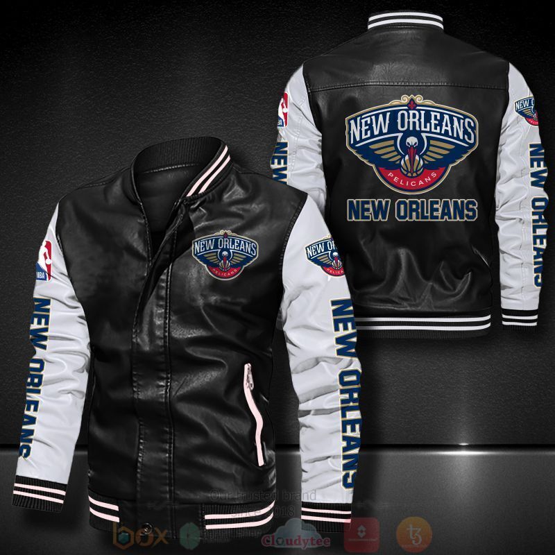 NHL_New_Orleans_Pelicans_Bomber_Leather_Jacket