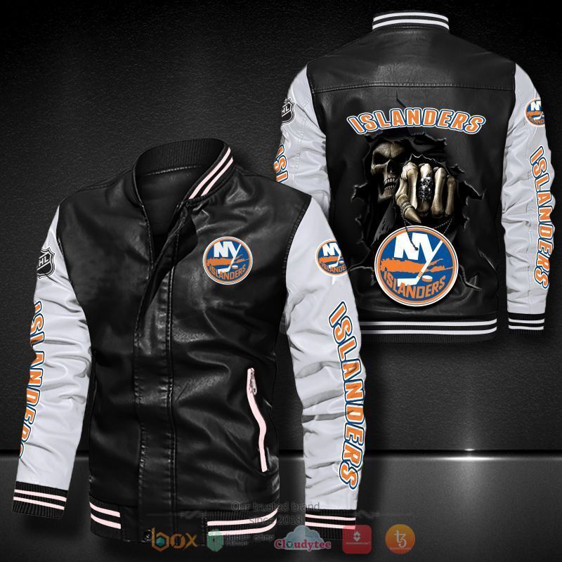 NHL_New_York_Islanders_Death_God_Bomber_leather_jacket