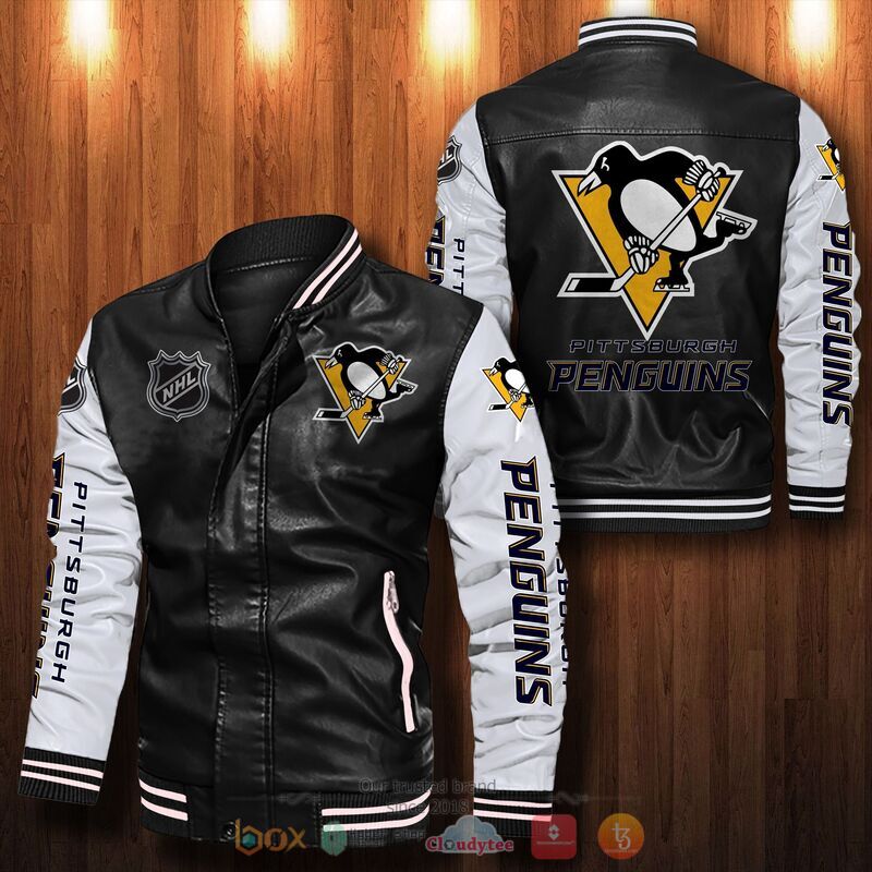 NHL_Pittsburgh_Penguins_Bomber_leather_jacket