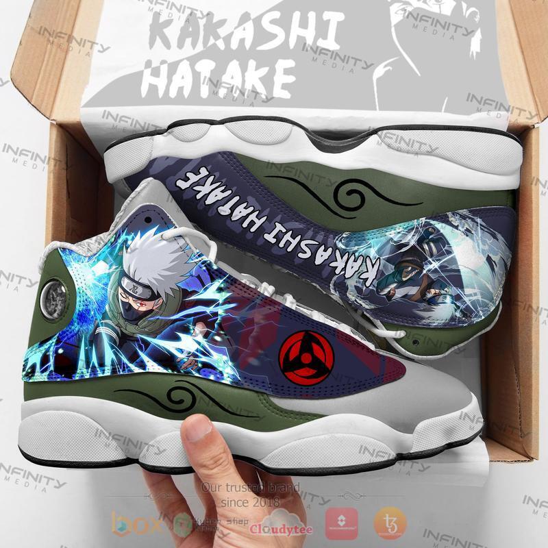 Naruto_Kakashi_Hatake_Air_Jordan_13_Shoes