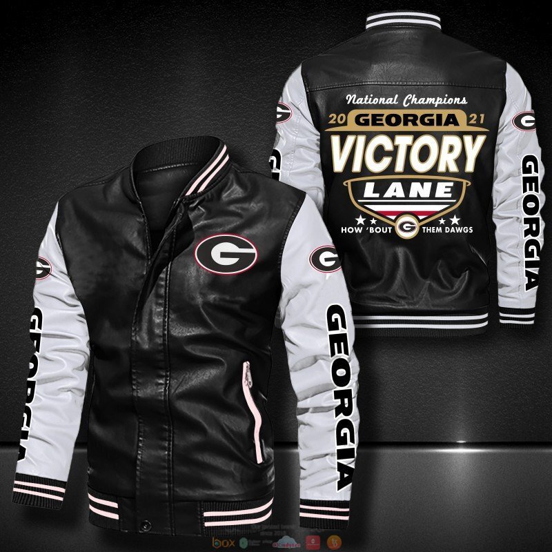 National_Champions_Georgia_Victory_Lane_Bomber_leather_jacket
