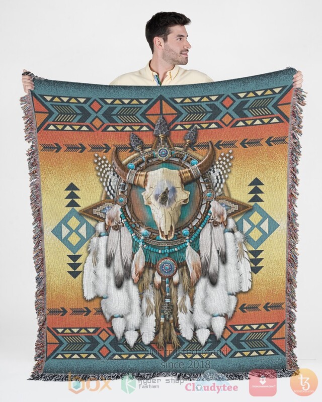 Native_American_Pattern_Dreamcatcher_Blanket_1