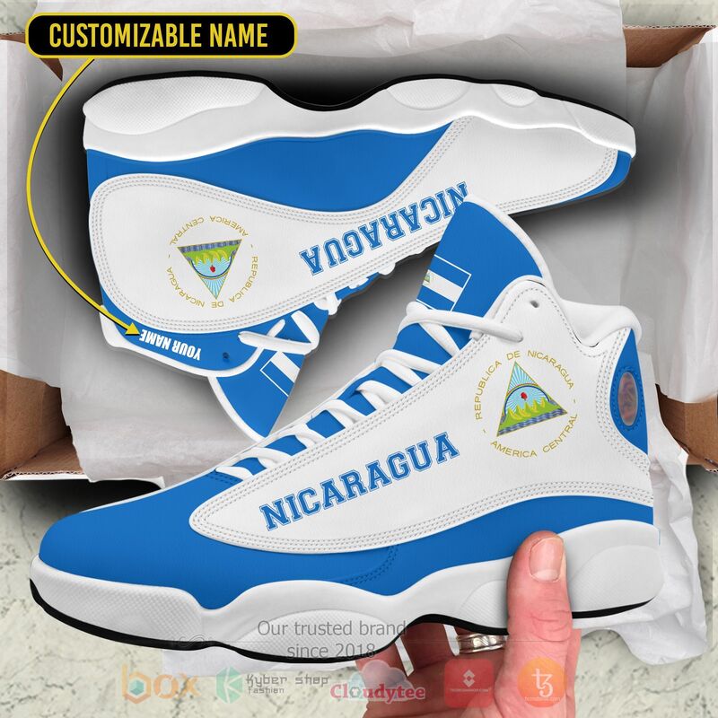 Nicaragua_Personalized_Air_Jordan_13_Shoes