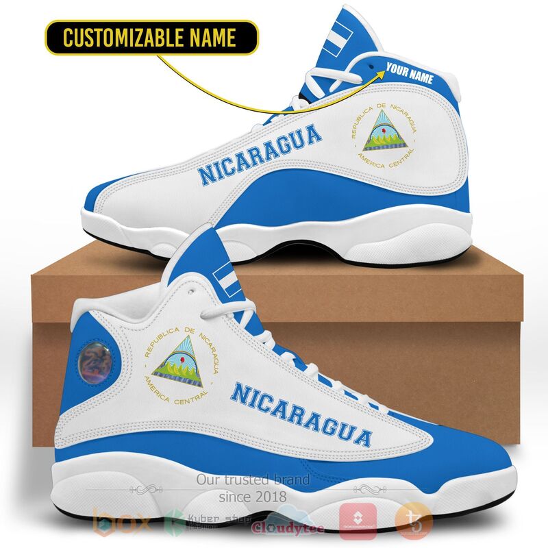 Nicaragua_Personalized_Air_Jordan_13_Shoes_1