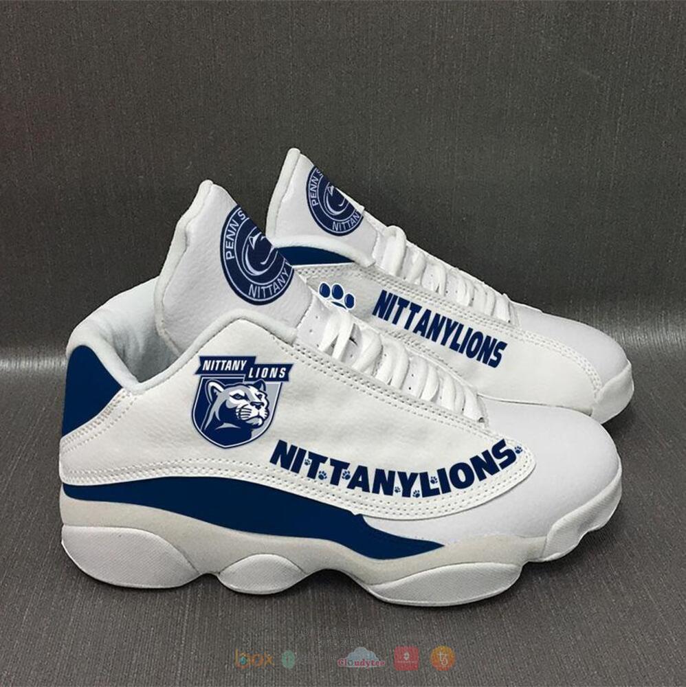 Nittany_Lions_white_Air_Jordan_13_shoes