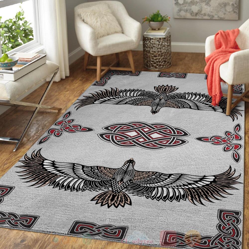 Norse_Pattern_And_Raven_-_Viking_Area_Rug