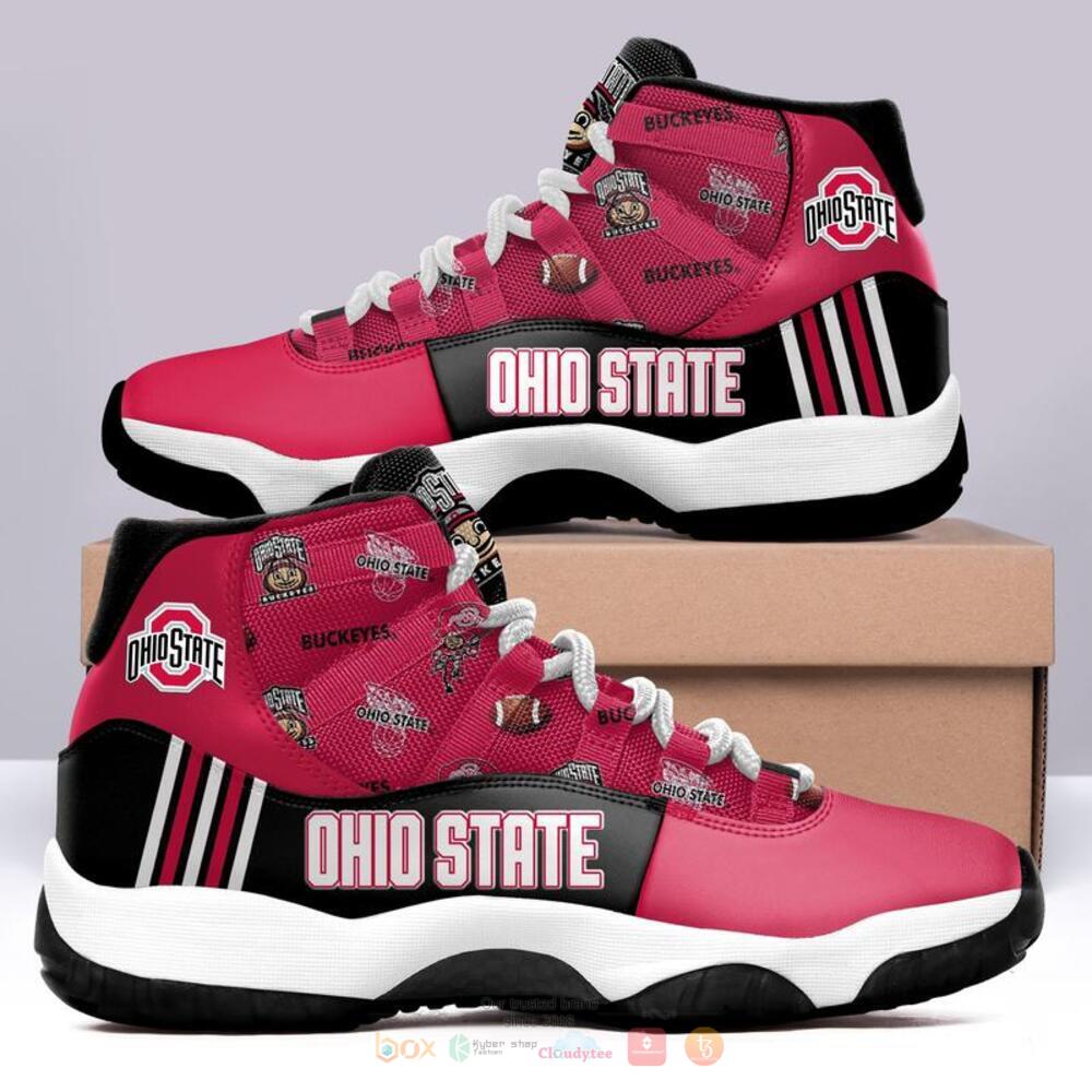 Ohio_State_Buckeyes_red_black_Air_Jordan_11_shoes