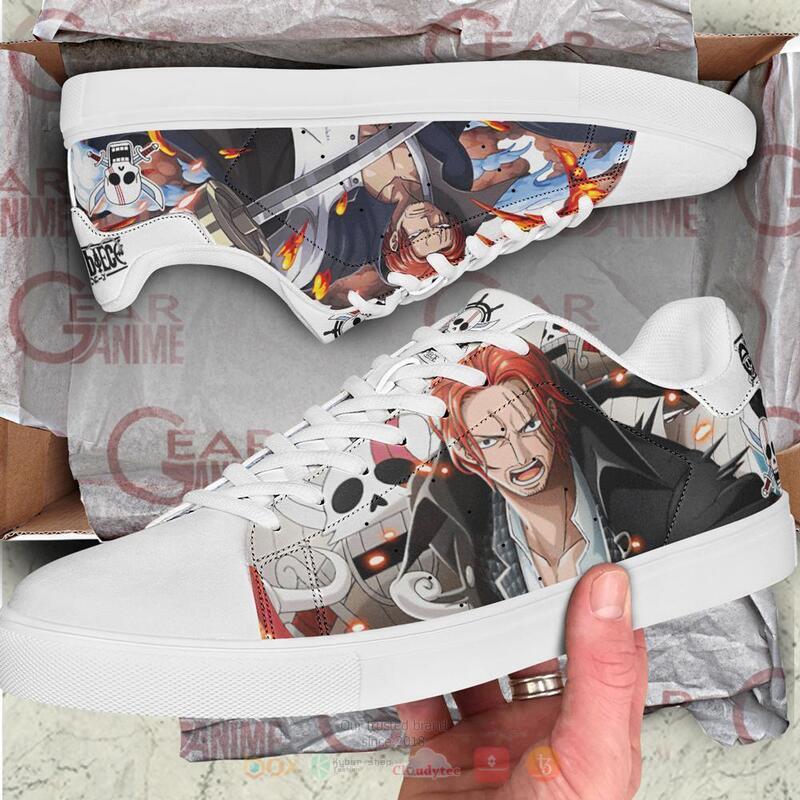 One_Piece_Red_Hair_Shanks_Skate_Stan_Smith_Shoes_1