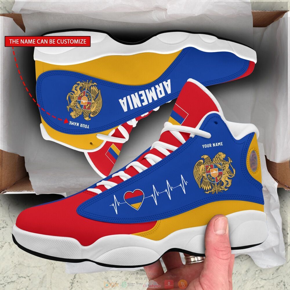 Personalized_Armenia_flag_custom_Air_Jordan_13_shoes_1