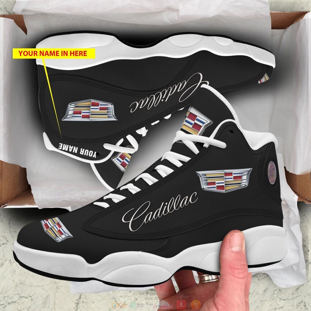 Personalized_Cadillac_black_custom_Air_Jordan_13_shoes