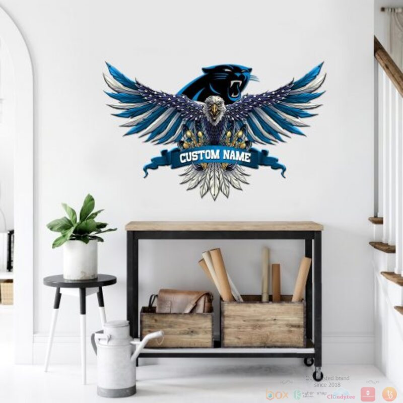 Personalized_Carolina_Panthers_NFL_Eagle_American_Flag_Custom_Metal_Sign