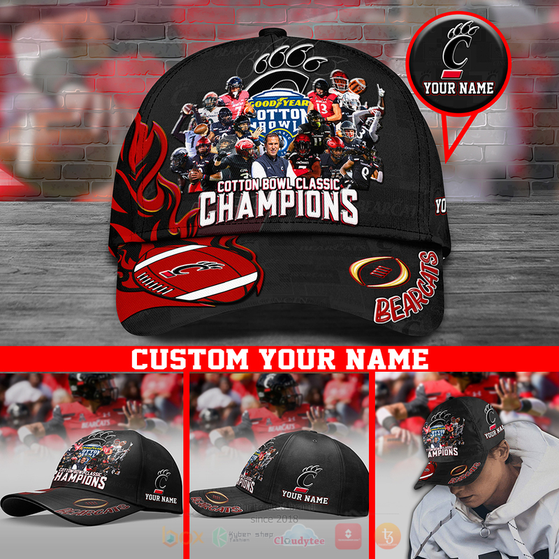 Personalized_Cotton_Bowl_Classic_Champions_Cincinnati_Bearcats_Cap
