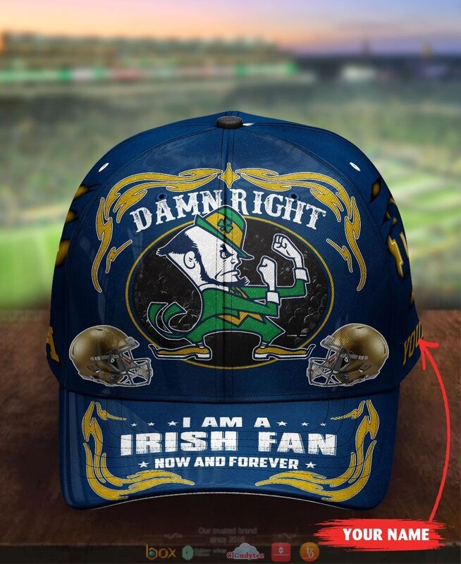 Personalized_Damn_Right_I_am_a_Notre_Dame_Fighting_Irish_fan_now_and_forever_custom_cap