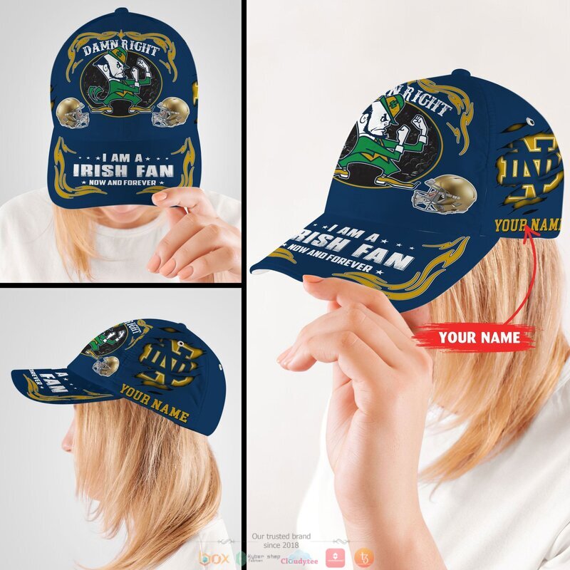 Personalized_Damn_Right_I_am_a_Notre_Dame_Fighting_Irish_fan_now_and_forever_custom_cap_1