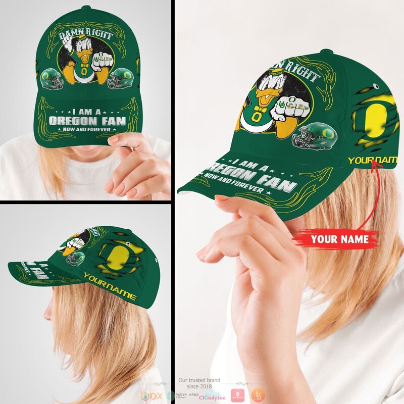 Personalized_Damn_Right_I_am_a_Oregon_Ducks_fan_now_and_forever_custom_cap_1