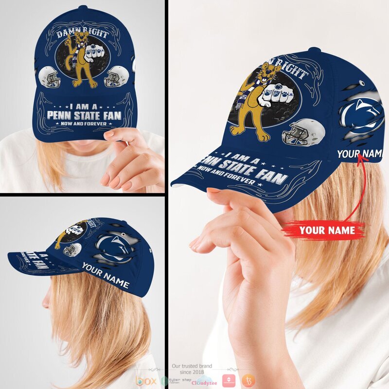 Personalized_Damn_Right_I_am_a_Penn_State_fan_now_and_forever_custom_cap_1
