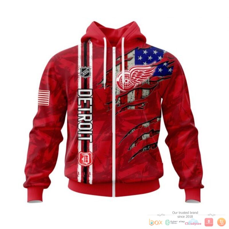 Personalized_Detroit_Red_Wings_With_American_Flag_3d_shirt_hoodie_1