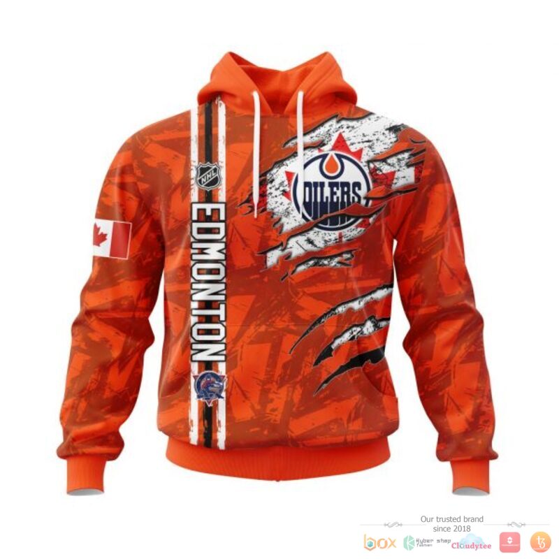 Personalized_Edmonton_Oilers_With_Canada_Flag_3d_shirt_hoodie