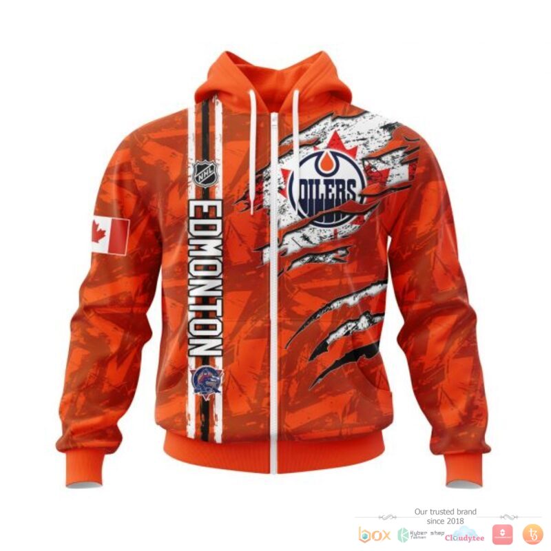 Personalized_Edmonton_Oilers_With_Canada_Flag_3d_shirt_hoodie_1