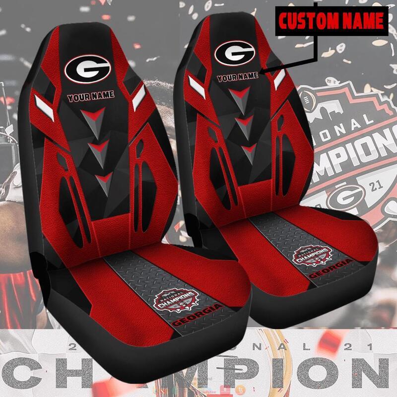 Personalized_Georgia_Bulldog_National_Champions_2021_black_red_custom_car_seat_cover_1