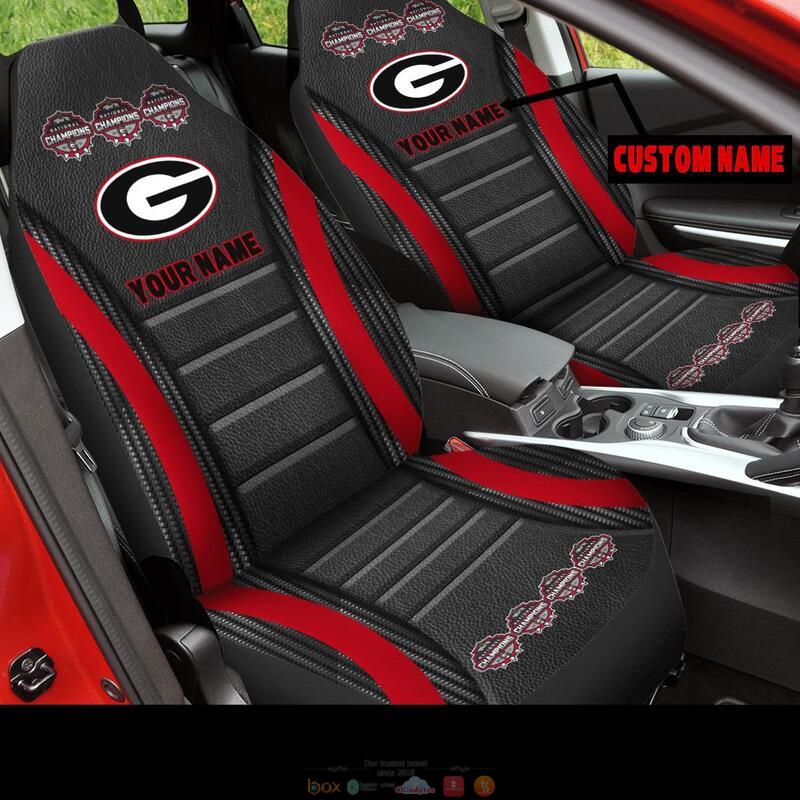 Personalized_Georgia_Bulldog_National_Champions_custom_car_seat_cover
