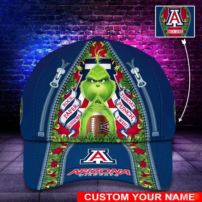 Personalized_Grinch_Arizona_Wildcats_NCAA_Custom_Cap