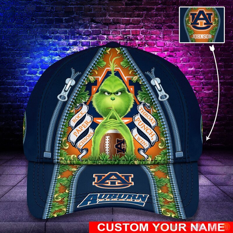 Personalized_Grinch_Auburn_Tigers_NCAA_Custom_Cap