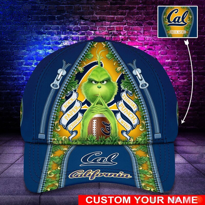 Personalized_Grinch_California_Golden_Bears_NCAA_Custom_Cap