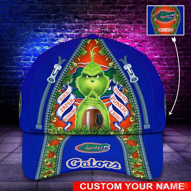 Personalized_Grinch_Florida_Gators_NCAA_Custom_Cap