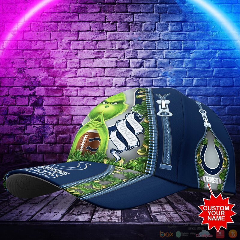 Personalized_Grinch_Indianapolis_Colts_NFL_Custom_Cap_1