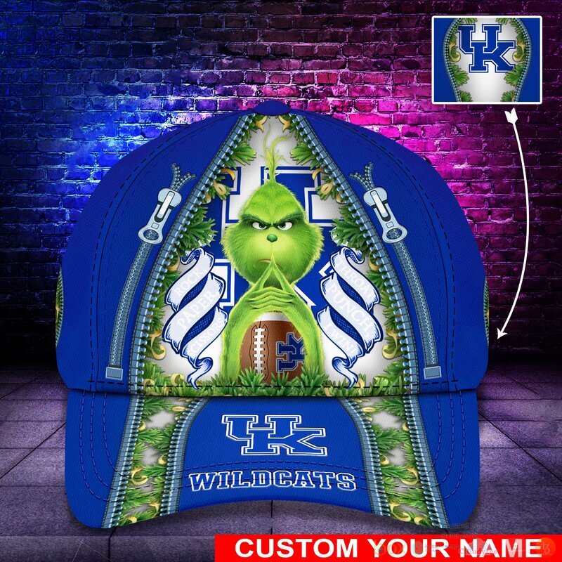 Personalized_Grinch_Kentucky_Wildcats_NCAA_Custom_Cap