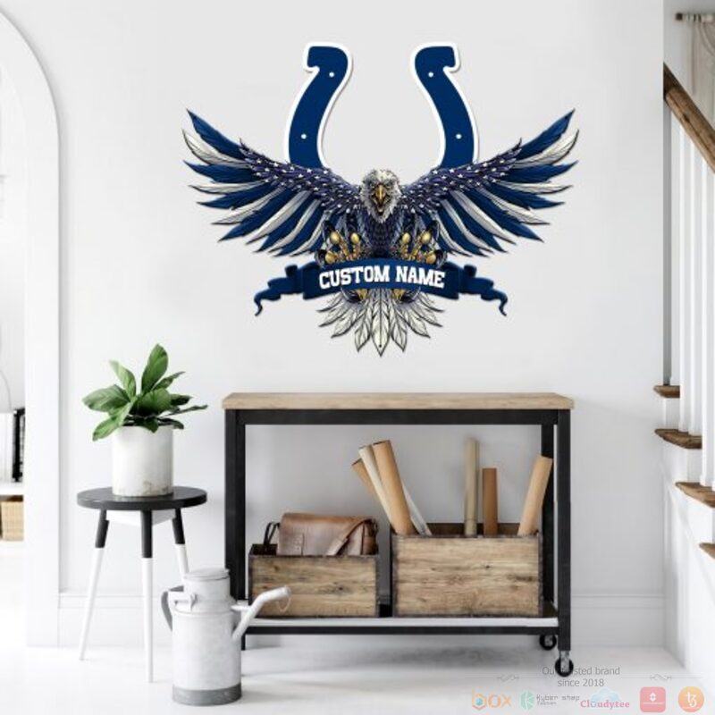Personalized_Indianapolis_Colts_NFL_Eagle_American_Flag_Custom_Metal_Sign