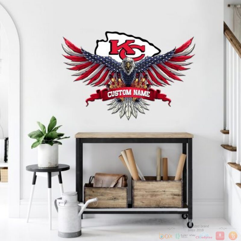 Personalized_Kansas_City_Chiefs_NFL_Eagle_American_Flag_Custom_Metal_Sign
