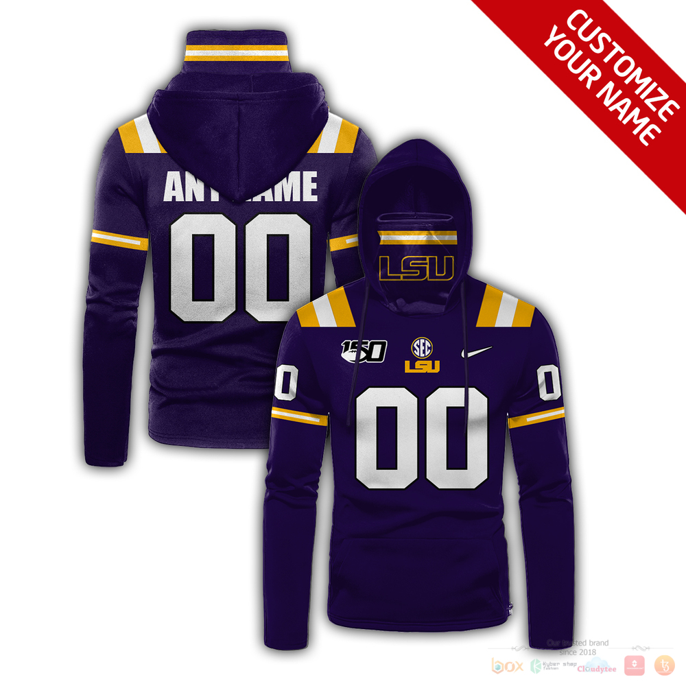 Personalized_LSU_Tigers_SEC_Nike_purple_custom_hoodie_mask