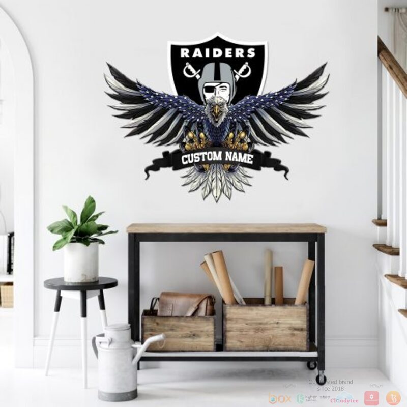 Personalized_Las_Vegas_Raiders_NFL_Eagle_American_Flag_Custom_Metal_Sign
