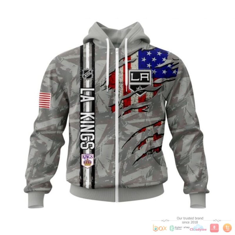 Personalized_Los_Angeles_Kings_With_American_Flag_3d_shirt_hoodie_1