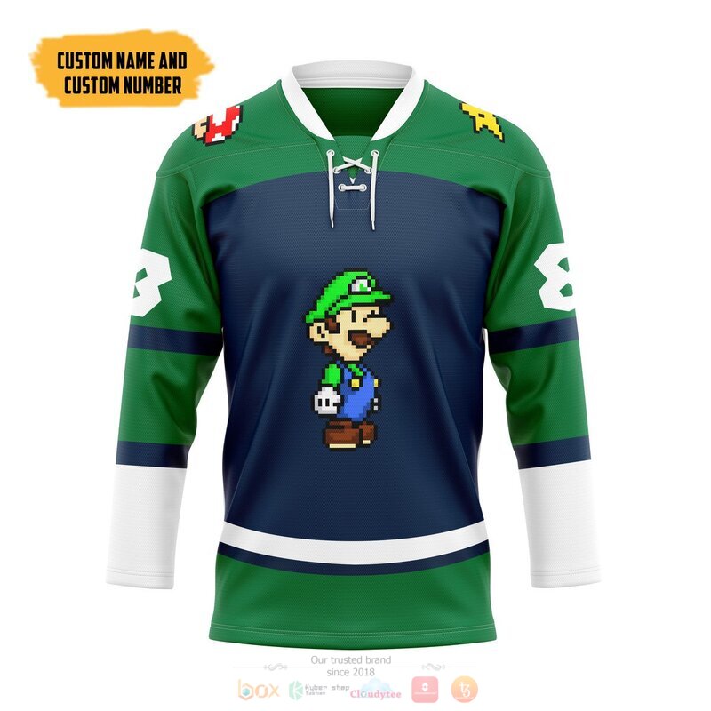 Personalized_Luigi_Sports_Hockey_Jersey