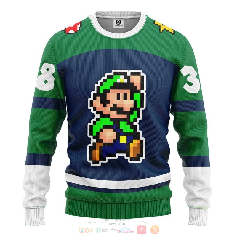 Personalized_Luigi_Sports_Ver_2_3D_Shirt_Hoodie_1