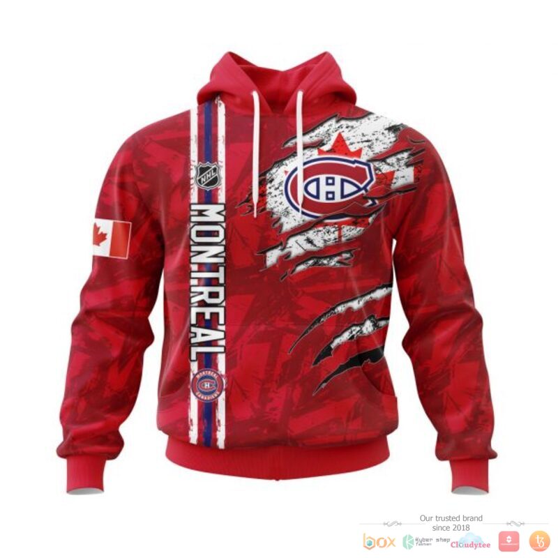 Personalized_Montreal_Canadiens_With_Canada_Flag_3d_shirt_hoodie