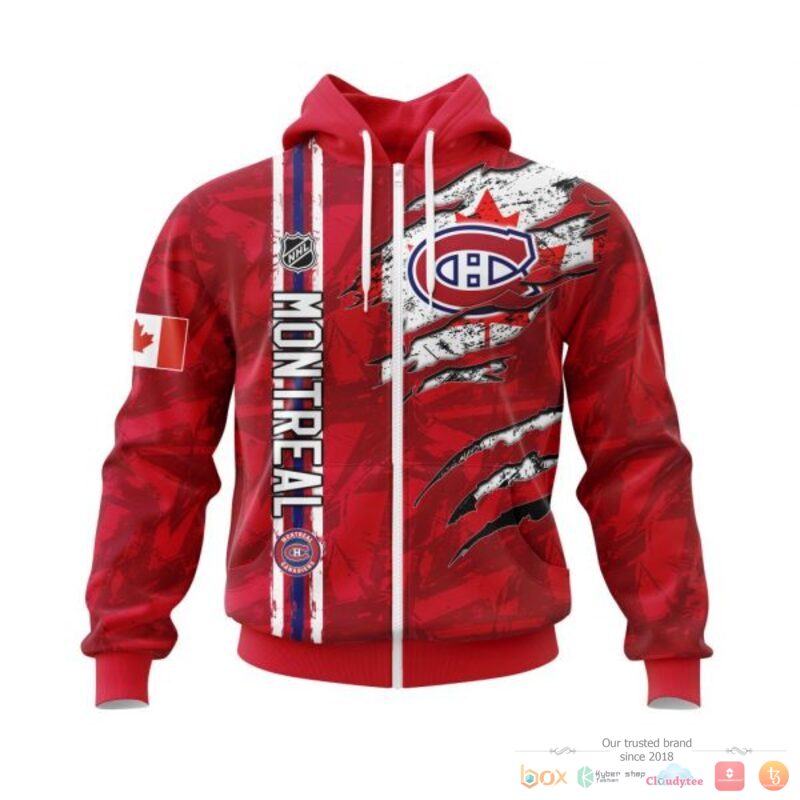 Personalized_Montreal_Canadiens_With_Canada_Flag_3d_shirt_hoodie_1