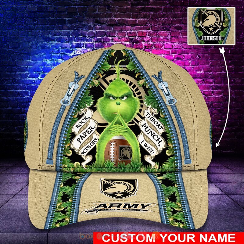 Personalized_NCAA_Army_Black_Knights_The_Grinch_Cap