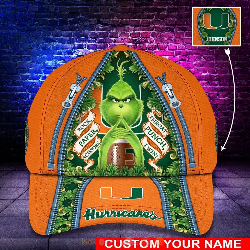 Personalized_NCAA_Miami_Hurricanes_The_Grinch_Cap