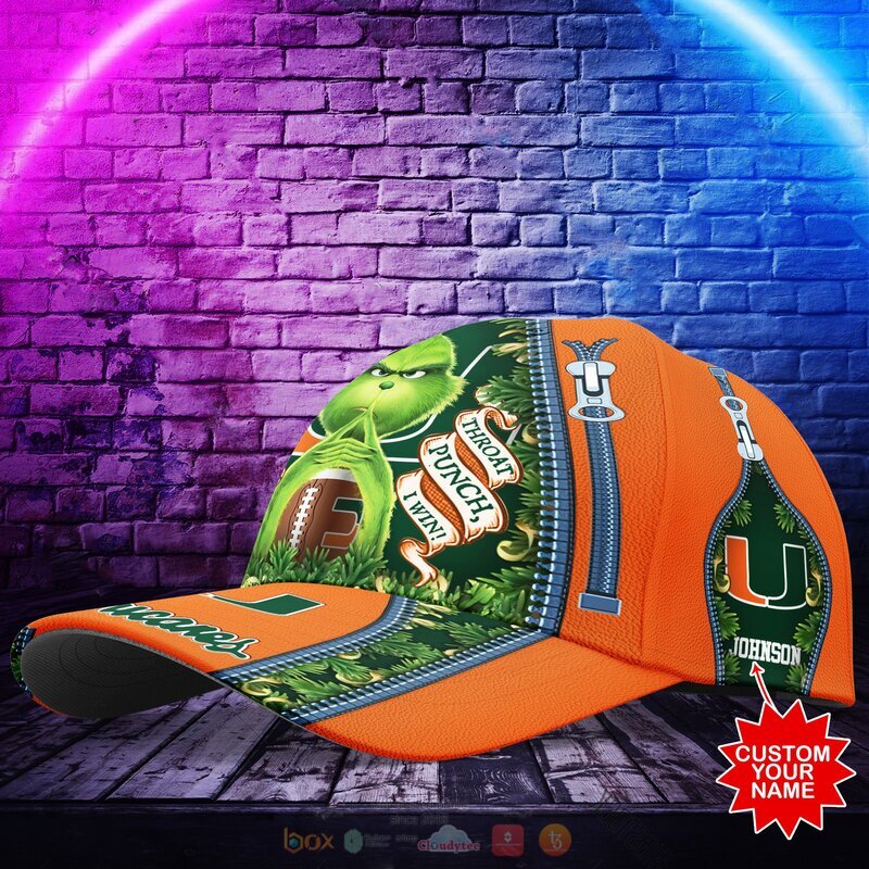 Personalized_NCAA_Miami_Hurricanes_The_Grinch_Cap_1