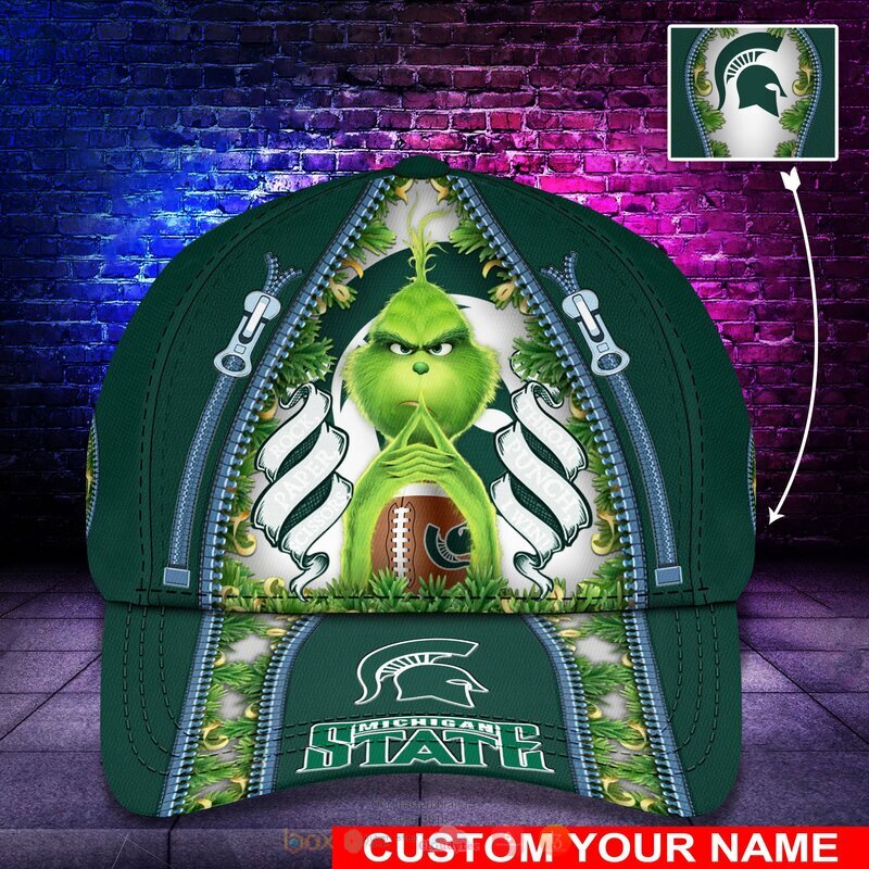 Personalized_NCAA_Michigan_State_Spartans_The_Grinch_Cap