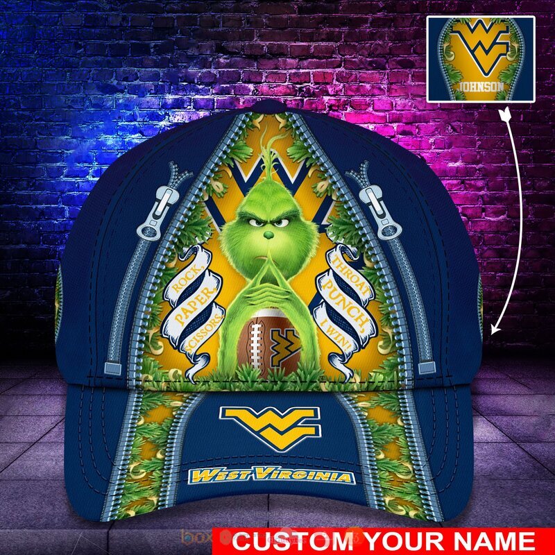 Personalized_NCAA_West_Virginia_Mountaineers_The_Grinch_Cap