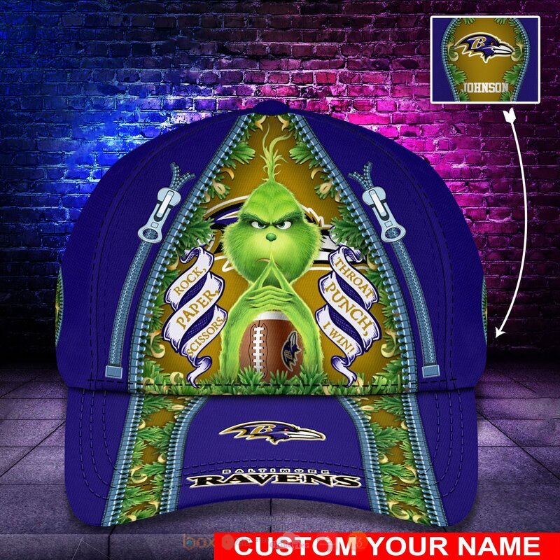 Personalized_NFL_Baltimore_Ravens_The_Grinch_Cap
