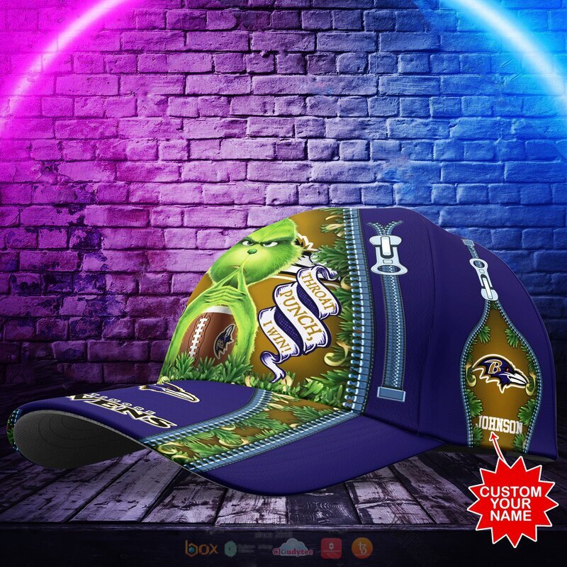 Personalized_NFL_Baltimore_Ravens_The_Grinch_Cap_1